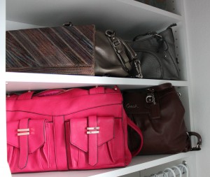 Image of handbag storage