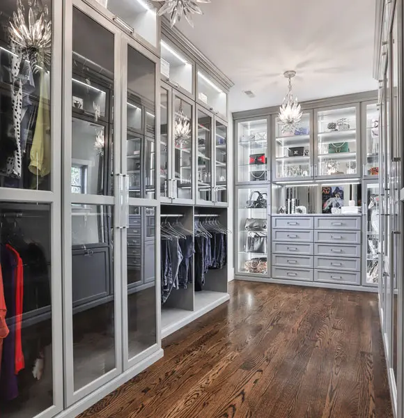 fog gray closet