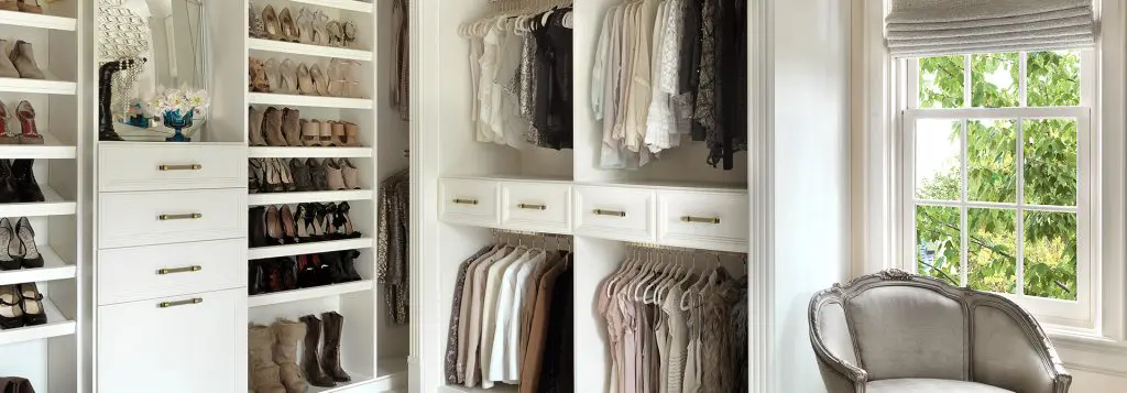 Closet Factory Boston custom reach in closet