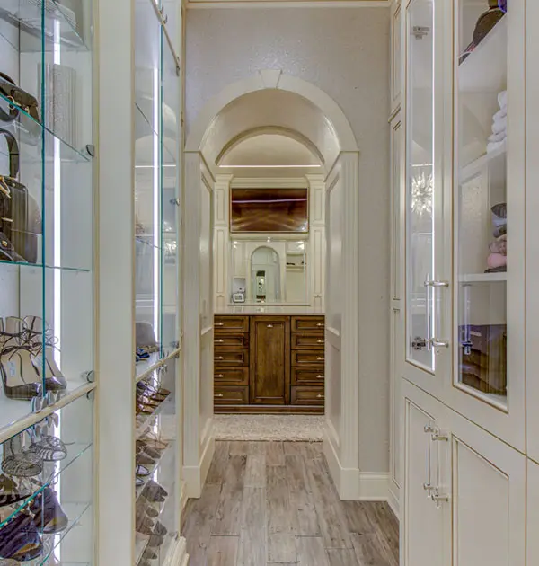 Glass display cases