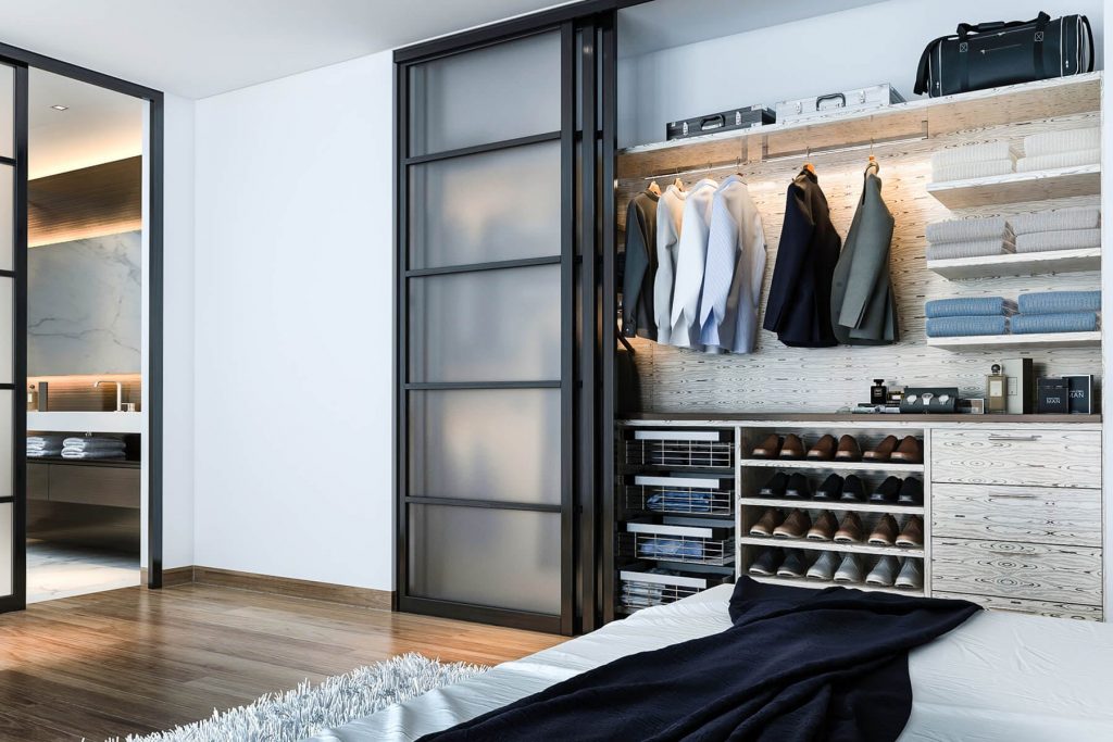 finesse closet reach-in system for men