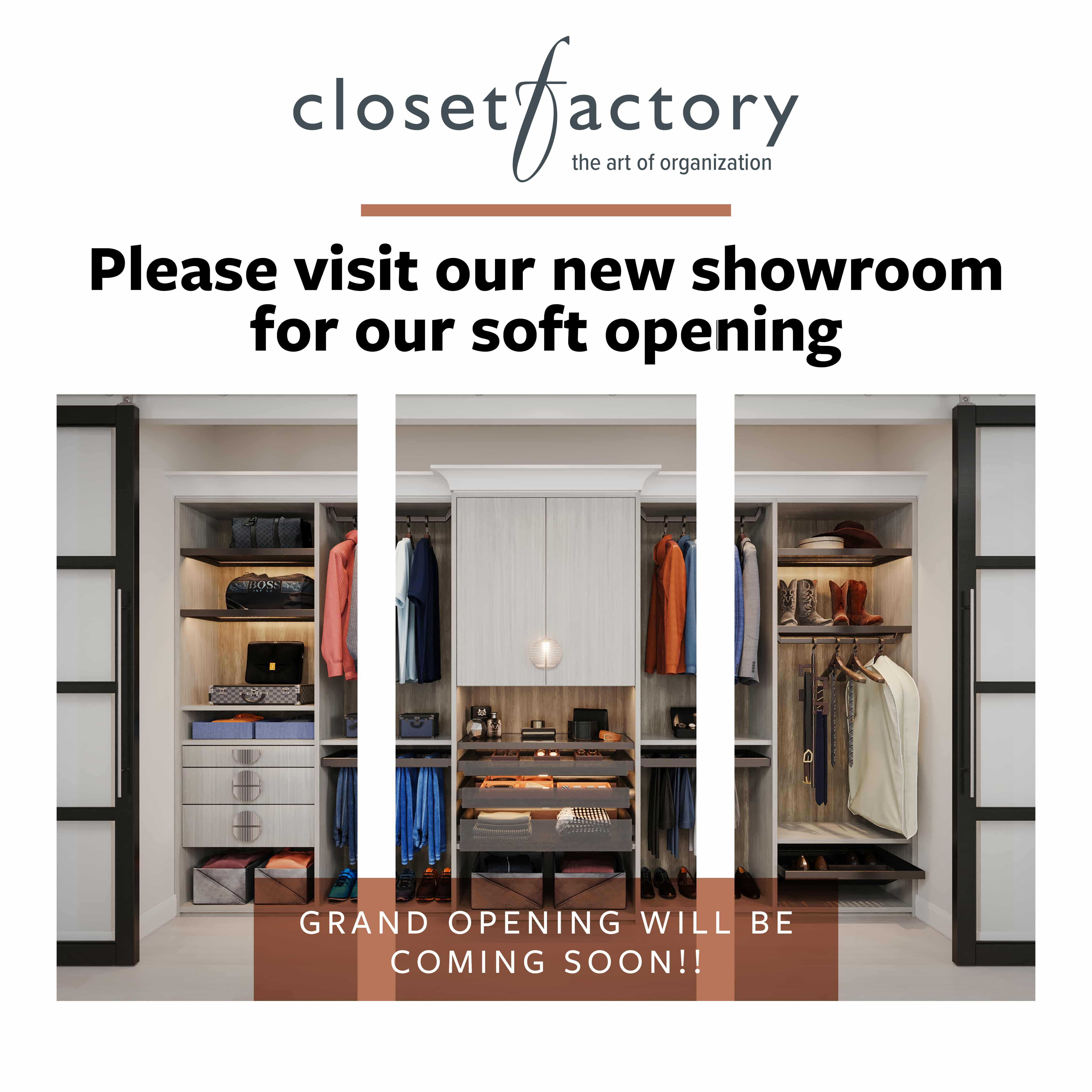 showroom opening banner