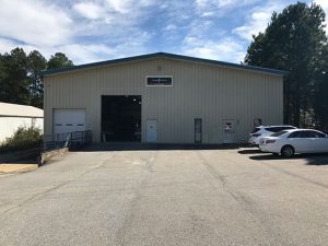 Outside of Closet Factory Columbia. Custom Closets, garage storage, and entertainment centers are made here