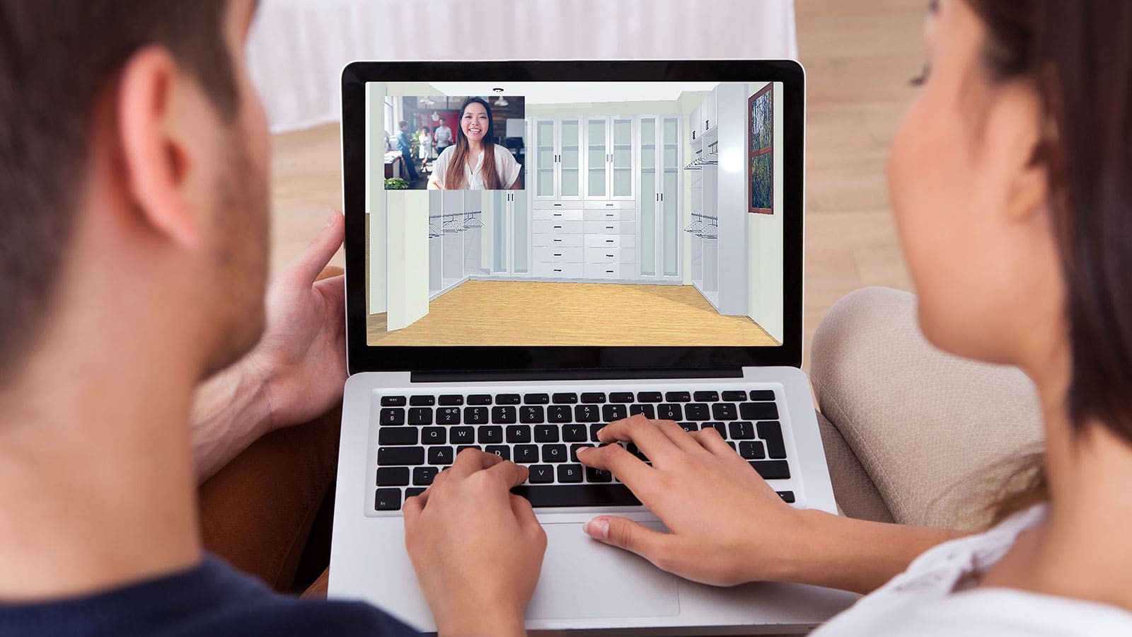 virtual web consultation and closet design