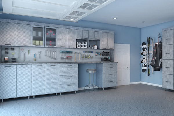Garage Storage Cabinets Design And, White Laminate Garage Cabinets