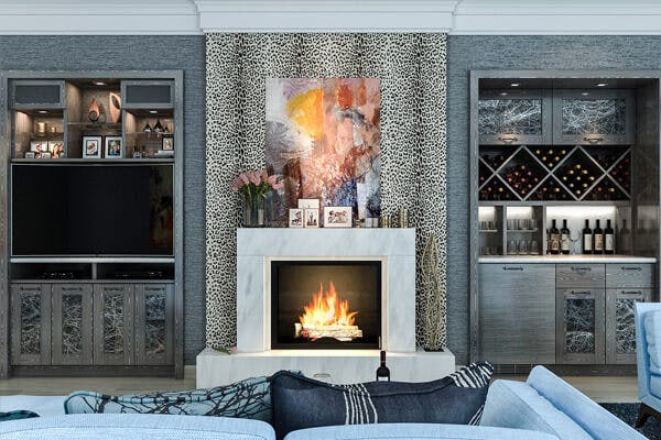 Wall Units Custom Design And, Custom Built In Wall Units With Fireplace
