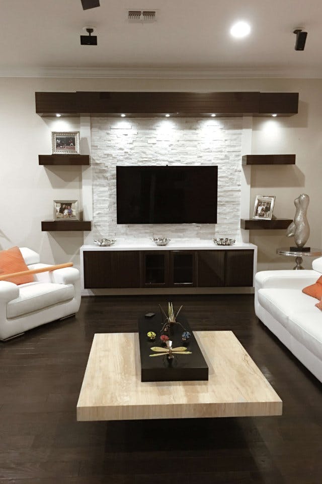 custom entertainment center