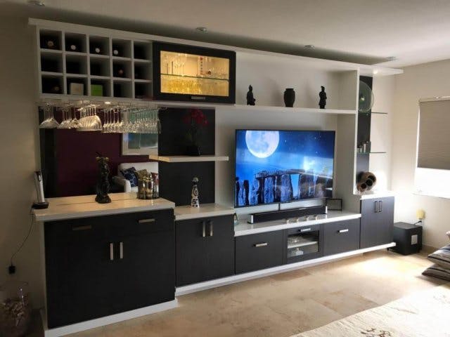 custom entertainment center