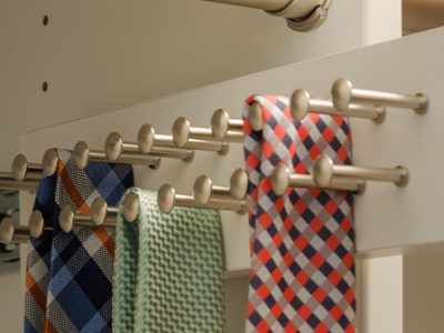 Custom Closet Tie Rack Organization Hooks