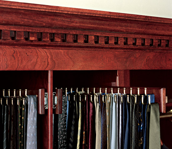 Closet Tie Racks