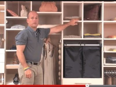 bryan in front of custom closet