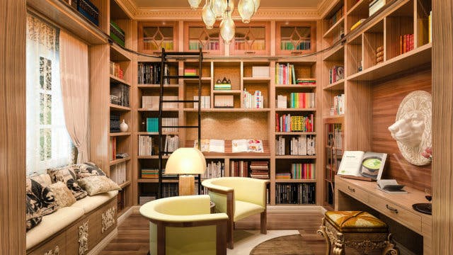 Ways To Add A Home Library Into A Small Space