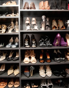 Custom Shoe Shelves