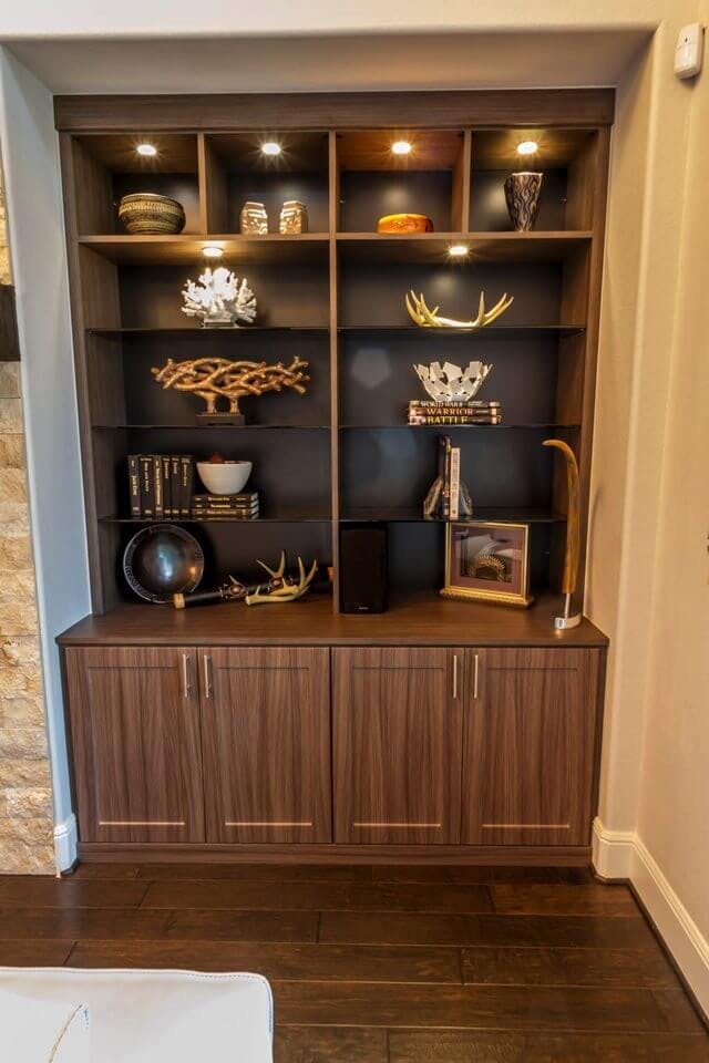 custom wall unit