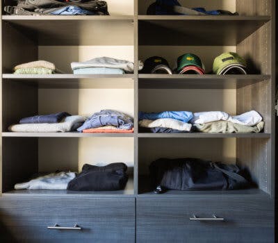 A Custom Closet Solution for an Unconventional Space