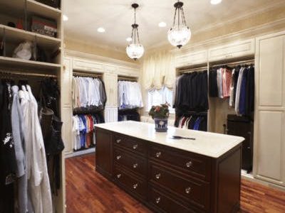 closet in wood and melamine