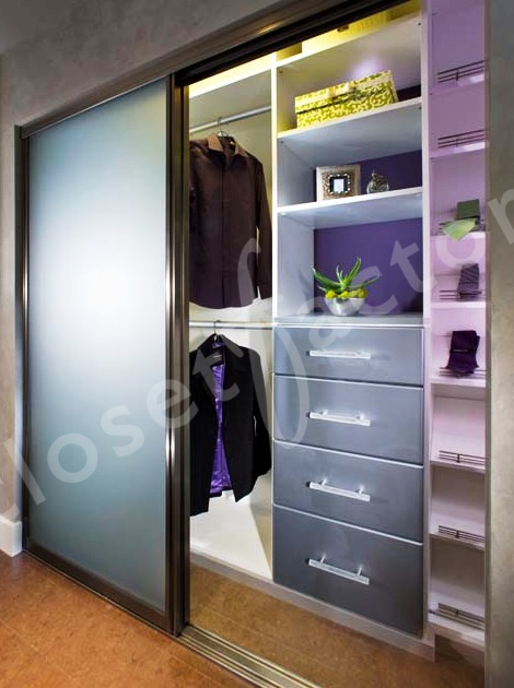 Getting Organized The Key To Clutter, Sliding Door Closet Systems