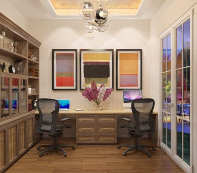 Custom Office Design Trends: Transitional Style