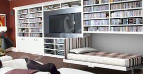 Trends In Built-in Wall Units and Media Centers for the Family Room