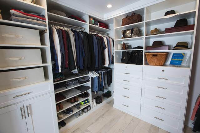 Actress Daniella Monet (Nickelodeon’s ‘Victorious’, ‘Baby Daddy’, ‘The Fairly Odd Parents Movie’) had just moved into her new Los Angeles home when she realized the current closet space wasn’t going to cut it. She decided to build an add-on, and contacted Closet Factory to design a 10x10 dream closet for her and her live-in boyfriend Andrew.