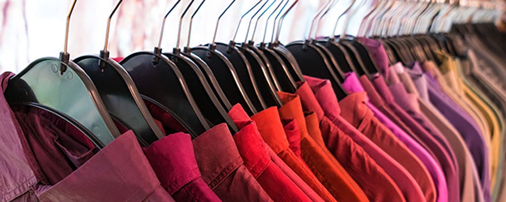 Color code your closet? Take it one more step by color coding your