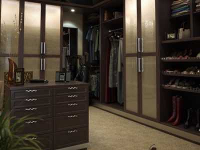 Custom Closet Design Style – Expresso Modern