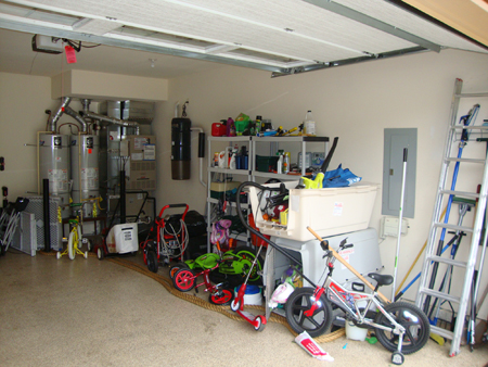 Cluttered Garage