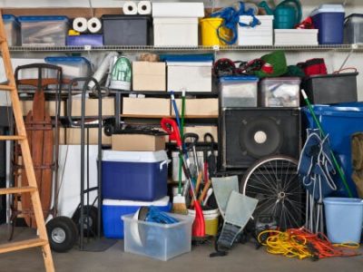 messy garage