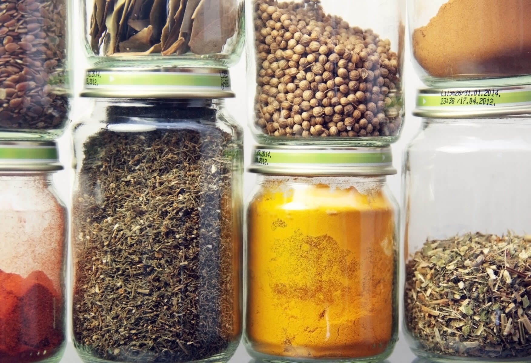 jars of spices