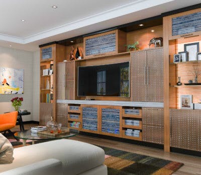 Entertainment Center DVD Storage Project