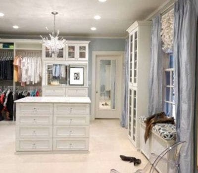 Transform Your Walk-In Closet Into A Woman Cave