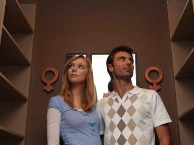 couple in closet