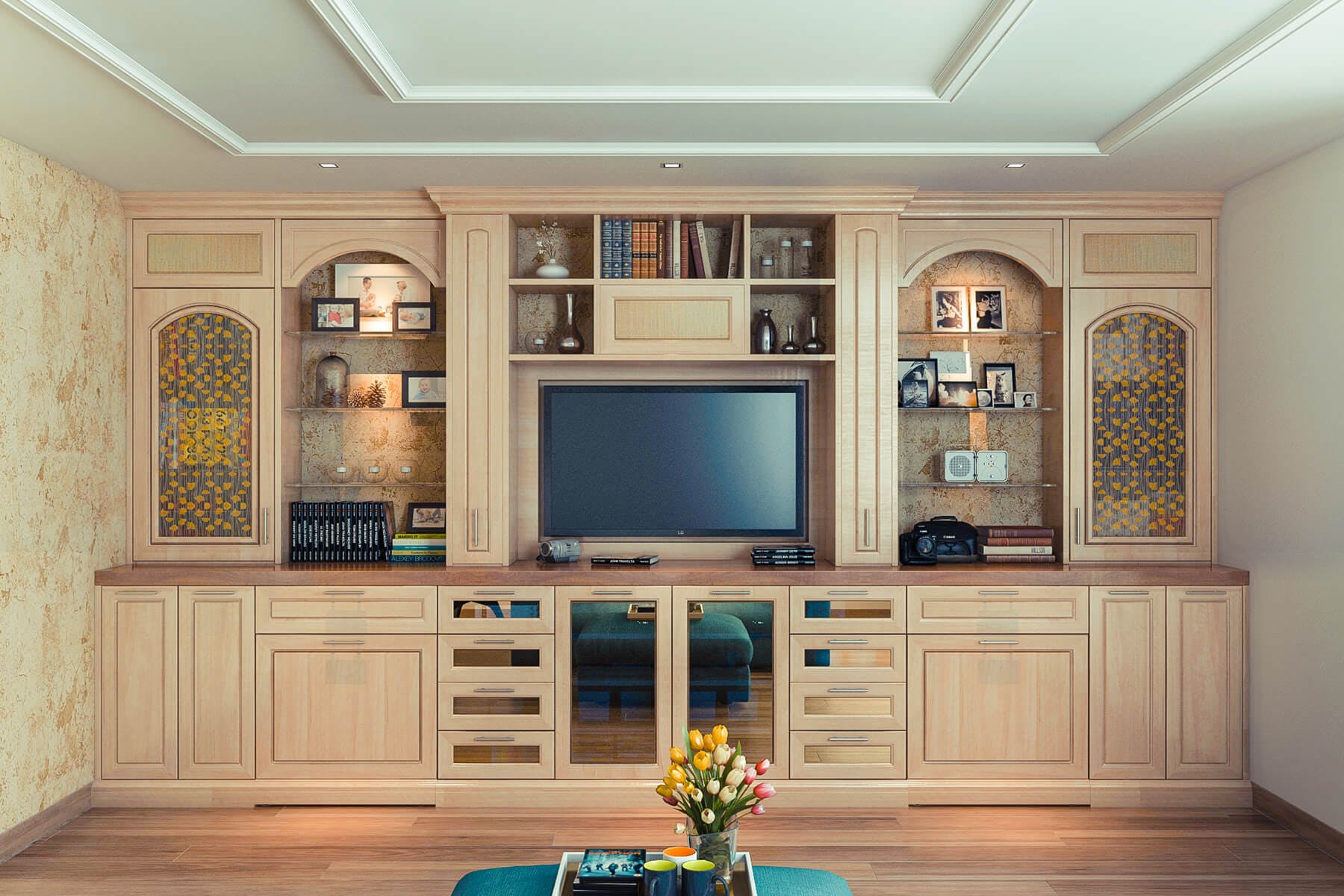 Custom Wall Units And Entertainment Centers