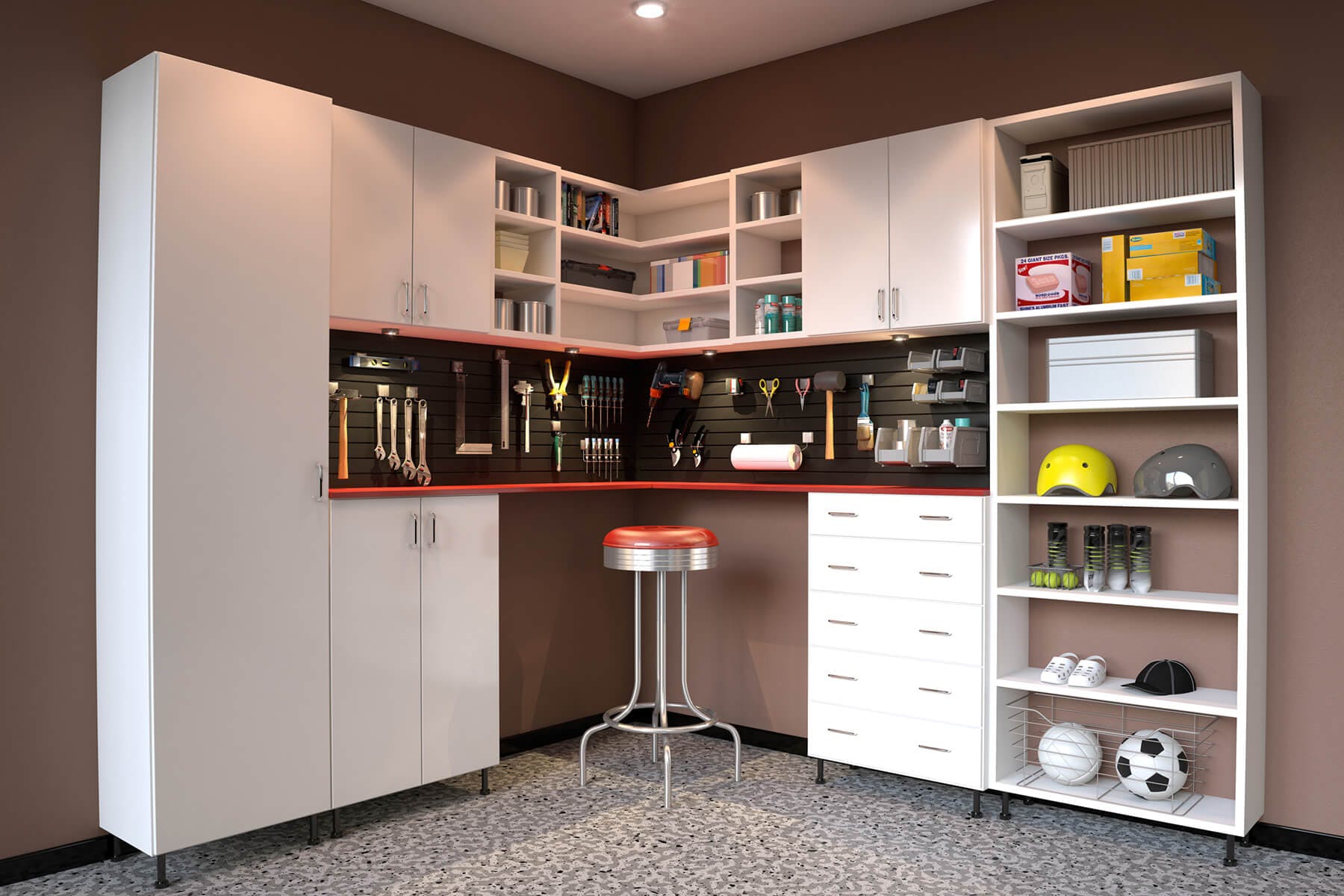 Garage Storage Cabinets | Design and Install | Closet Factory