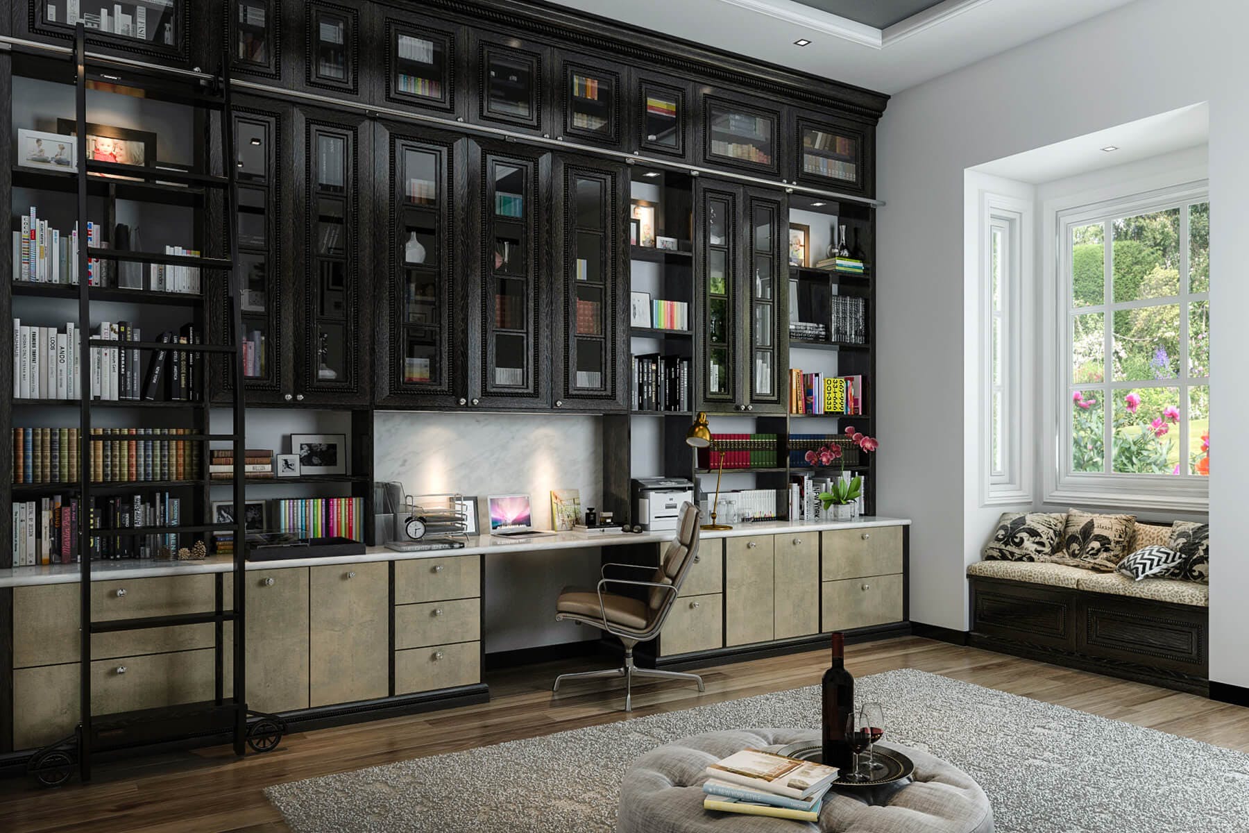 Custom Built In Desk Ideas for The Perfect Home Office Setup