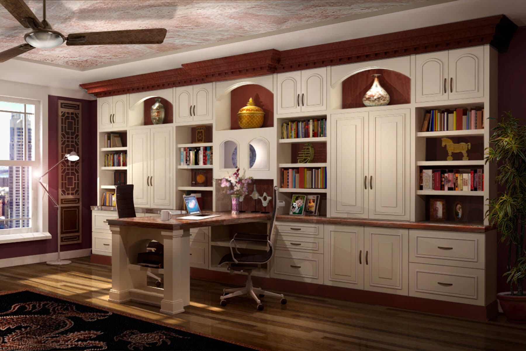 Custom Home Offices | Office Built-in Design | Closet Factory