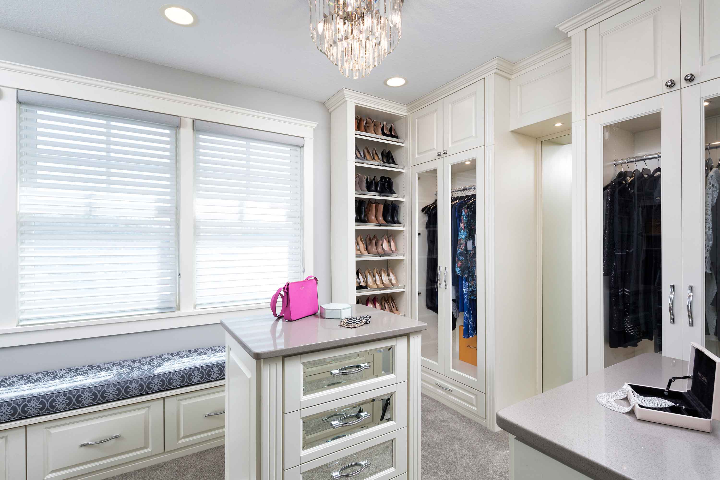 Design A Custom Closet with “Bling”