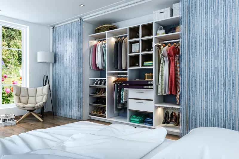 What is a Custom Reach-in Closet Design?