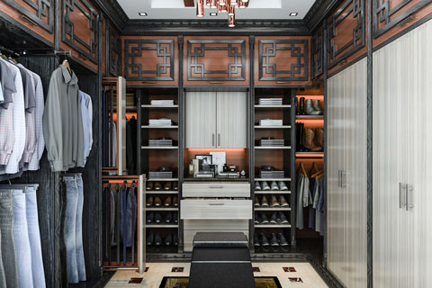 men's small closet ideas