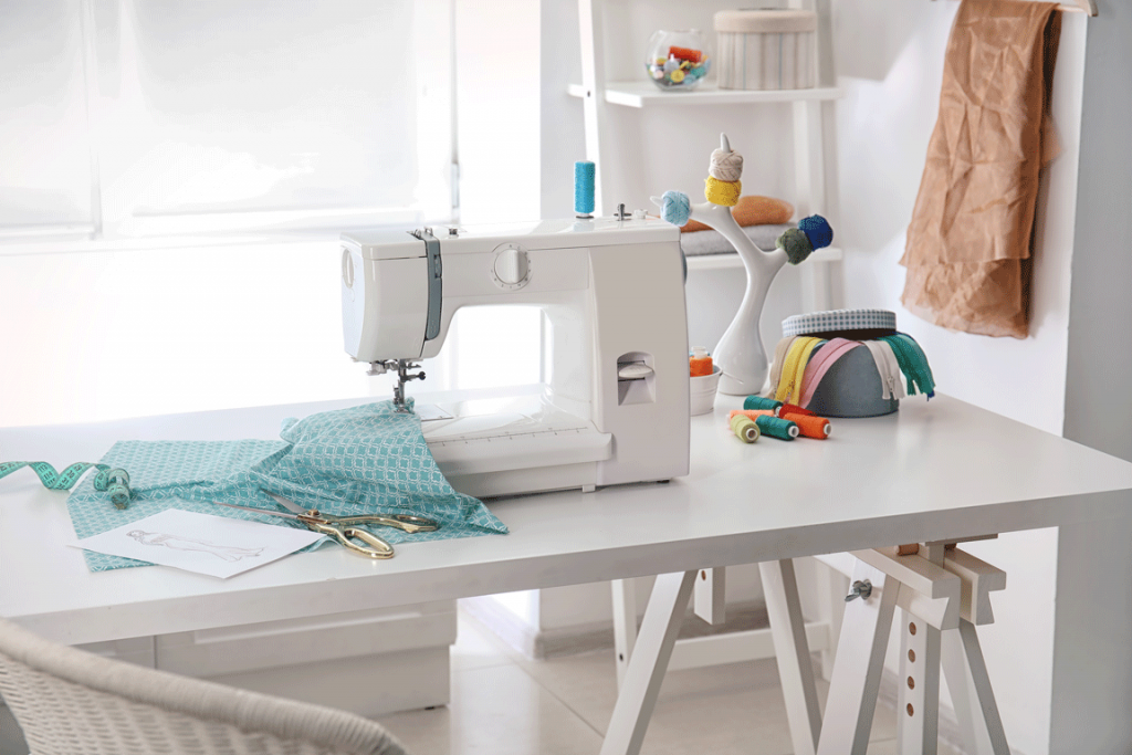 craft room sewing machine