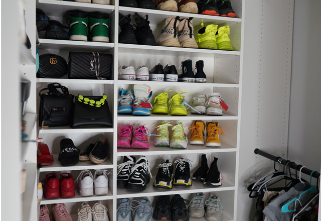 Custom Shoe Closet