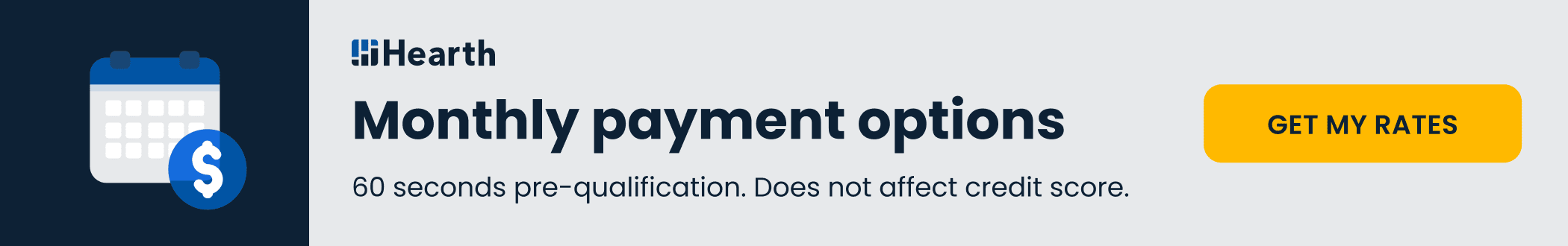 banner ad for financing