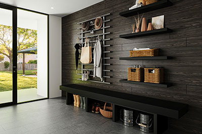 mudroom in black