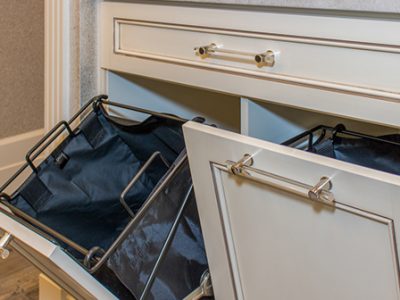 Custom closet hampers