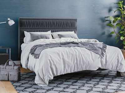 Accent wall in bedroom