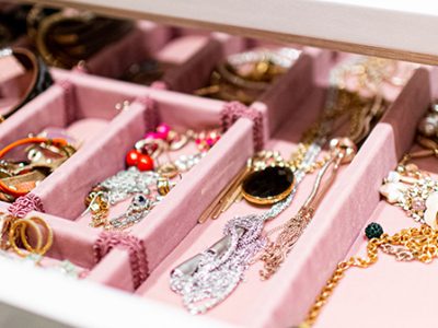 Custom closet jewelry drawer