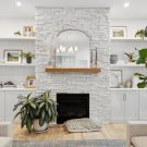 Custom living room built-in cabinetry