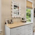 Custom drawers in walk-in closet
