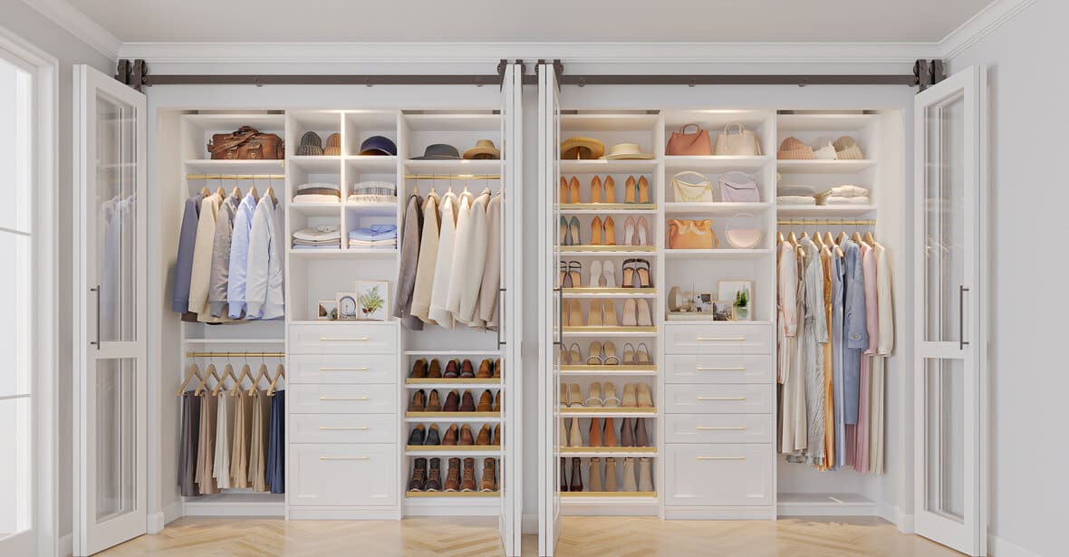 Custom Reach-In Closet Systems & Organizers | Closet Factory