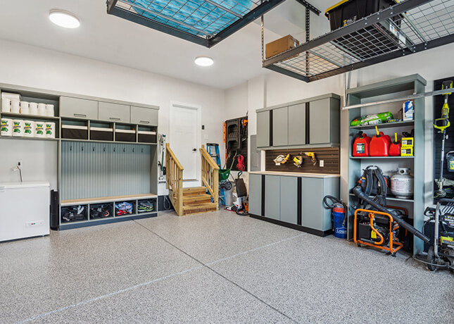 Custom garage storage